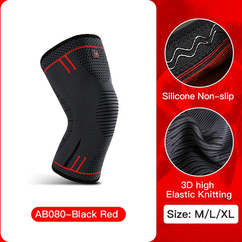 Compression Knee Sleeve For Running & Sports - Men & Women