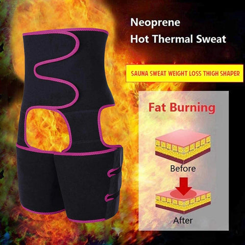 Waist Trainer For Women,3 In 1 Waist Thigh Trimmer And Weight Loss For Workout,Body Shaper Weight Loss Butt Lifter Waist Trainer