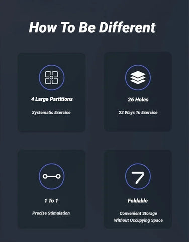 Portable Multifunctional Push-Up Board Set With Handles Foldable Fitness Equipment For Chest Abdomen Arms And Back Training