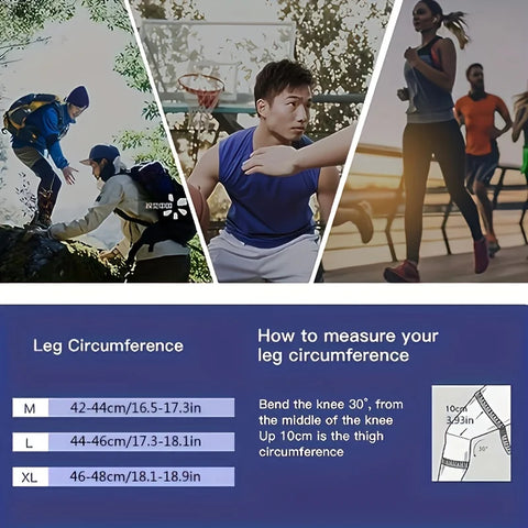 Compression Knee Sleeve For Running & Sports - Men & Women