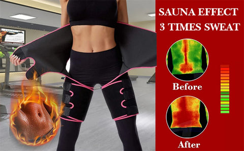 Waist Trainer For Women,3 In 1 Waist Thigh Trimmer And Weight Loss For Workout,Body Shaper Weight Loss Butt Lifter Waist Trainer