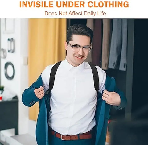 Posture Corrector For Men & Women - Adjustable Back Support