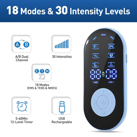 Ems Muscle Stimulator - Tens Unit For Training Support