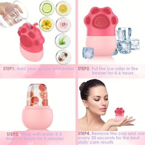 Ice Roller For Face - Skincare Gift Set For Women