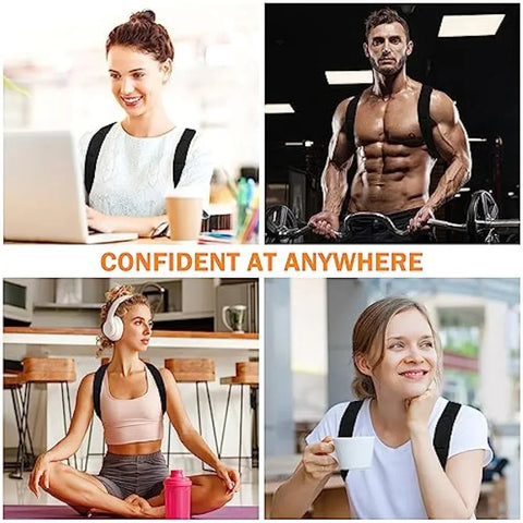 Posture Corrector For Men & Women - Adjustable Back Support