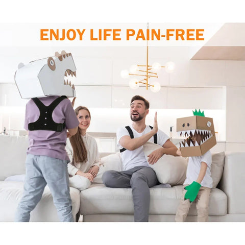 Posture Corrector For Men & Women - Adjustable Back Support