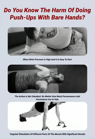 Portable Multifunctional Push-Up Board Set With Handles Foldable Fitness Equipment For Chest Abdomen Arms And Back Training