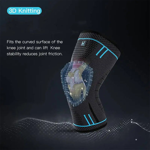 Compression Knee Sleeve For Running & Sports - Men & Women