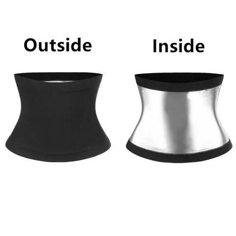 Waist Trimmer Unisex Belly Wrap Workout Sports Sweat Band Abdominal Trainer Weight Loss Body Shaper Tummy Control Compression Belt