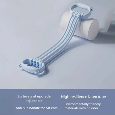 Yoga Stretch Strap With Loops - Flexibility Training