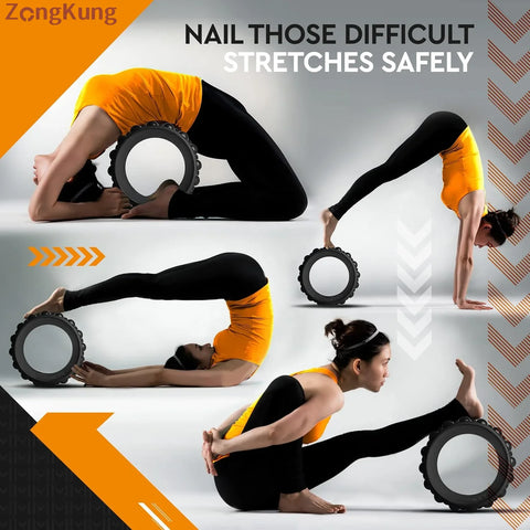 Yoga Wheel For Back Comfort & Stretching