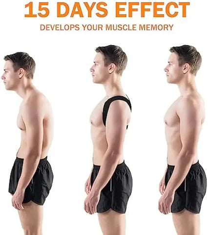 Posture Corrector For Men & Women - Adjustable Back Support