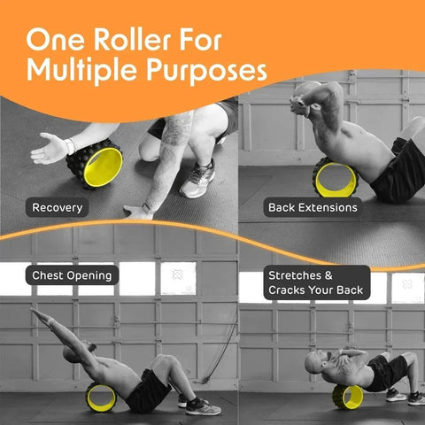 Yoga Wheel For Back Comfort & Stretching