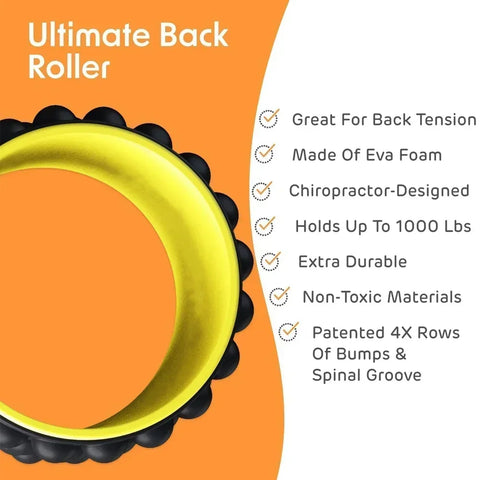 Yoga Wheel For Back Comfort & Stretching