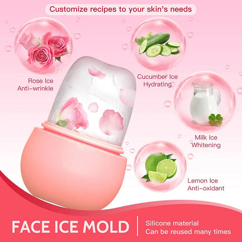 Ice Roller For Face - Skincare Gift Set For Women