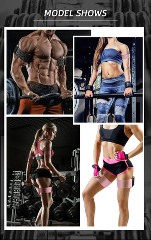 Bfr Blood Flow Restriction Bands - Glute & Leg Training