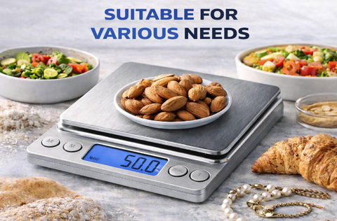 Digital Food Scale For Meal Prep - 0.1G Precision